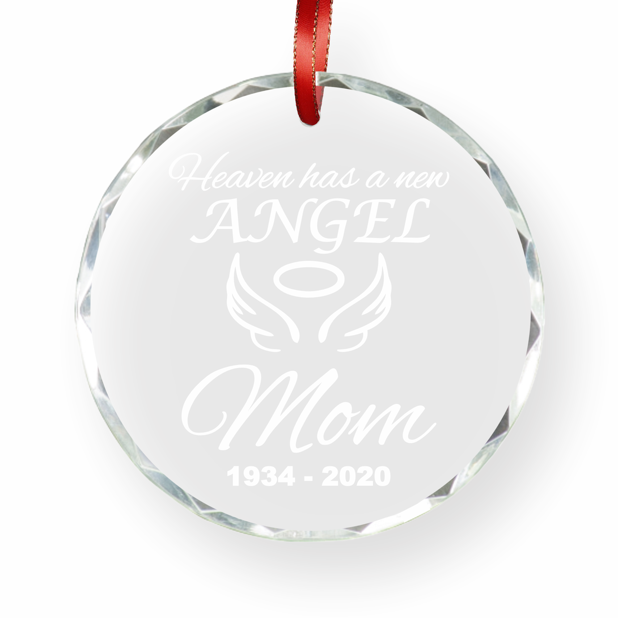 Angel | Personalized Crystal Ornament